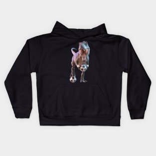 Soccer T-Rex Sensation Kids Hoodie